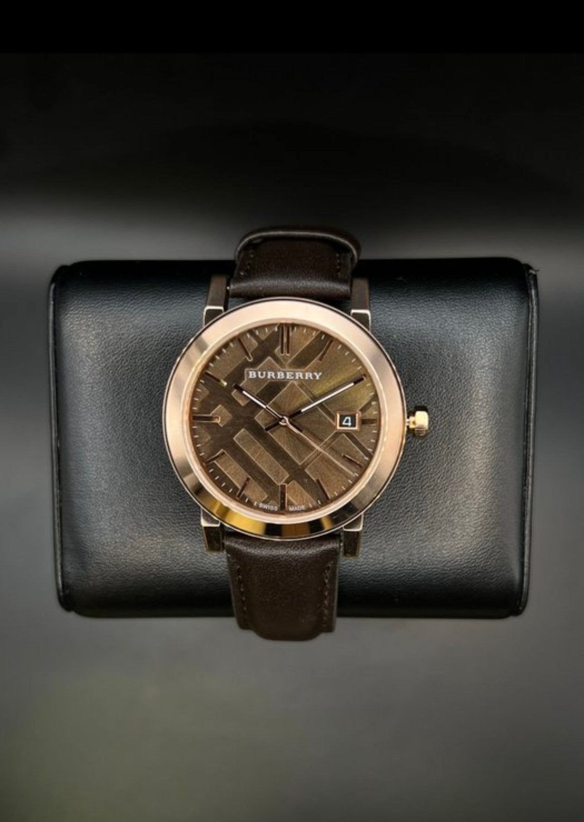 Burberry The City Herenhorloge BU9013 NIEUW, Overige merken, Leer, Staal, Polshorloge