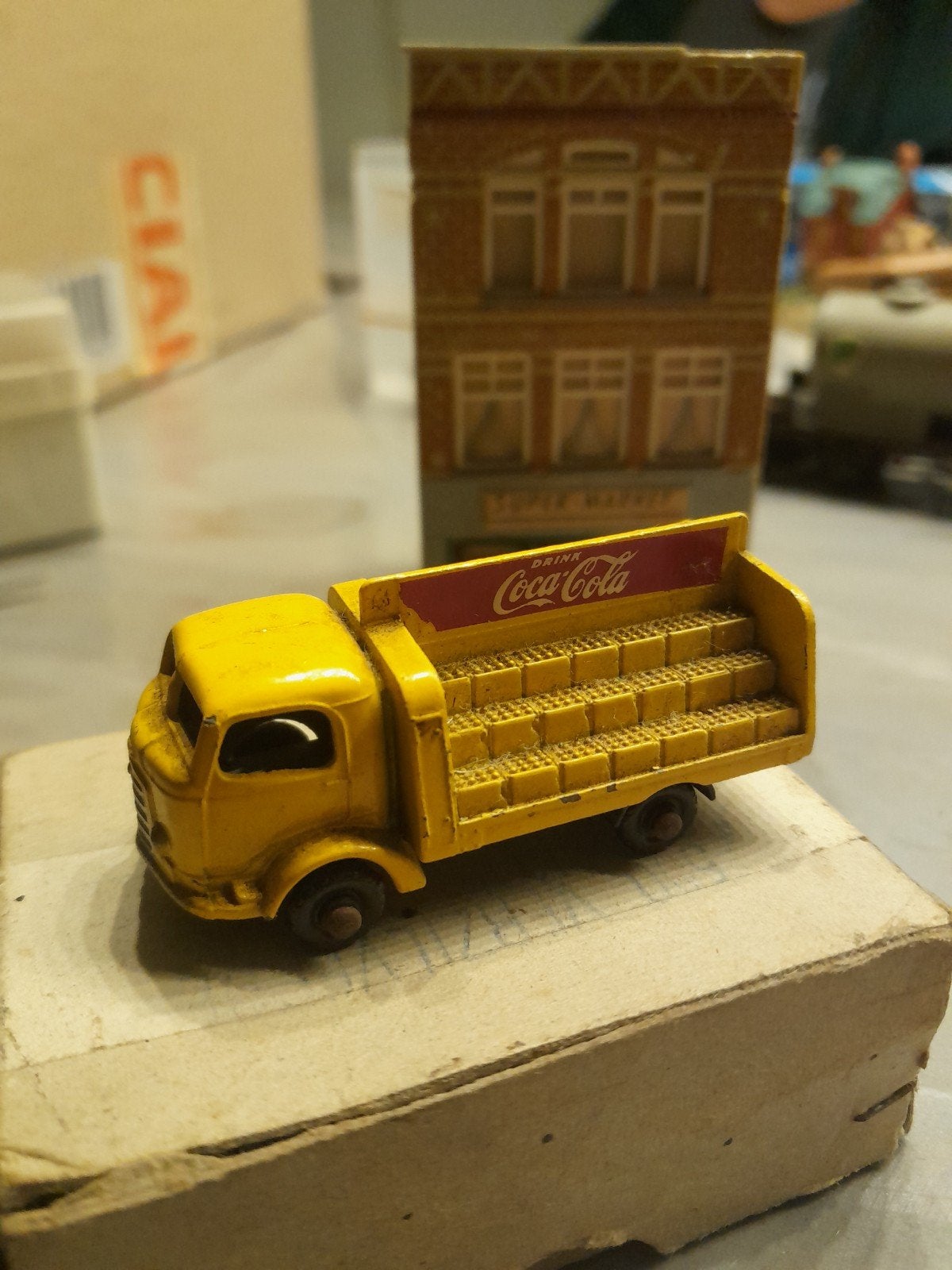 Lesney no.37 Coca Cola truck in nette staat, Hobby en Vrije tijd, Modelauto's | Overige schalen, Ophalen of Verzenden, Gebruikt