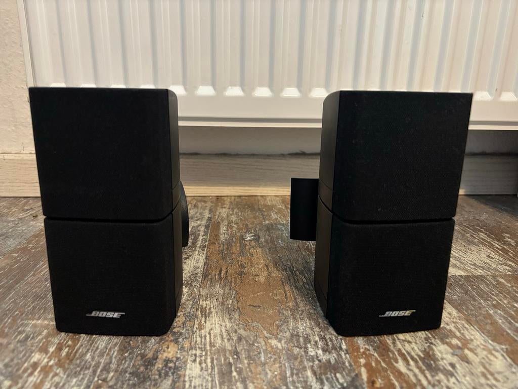 Bose Acoustimass Cube Speakers - Zwart, Audio, Tv en Foto, Luidsprekers, Ophalen, Gebruikt, Bose, Minder dan 60 watt