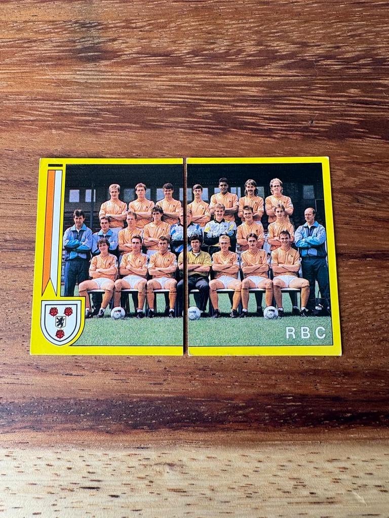 Panini Voetbal 90 RBC Roosendaal teamplaatje, Ophalen of Verzenden, Nieuw, Stickers en Plaatjes