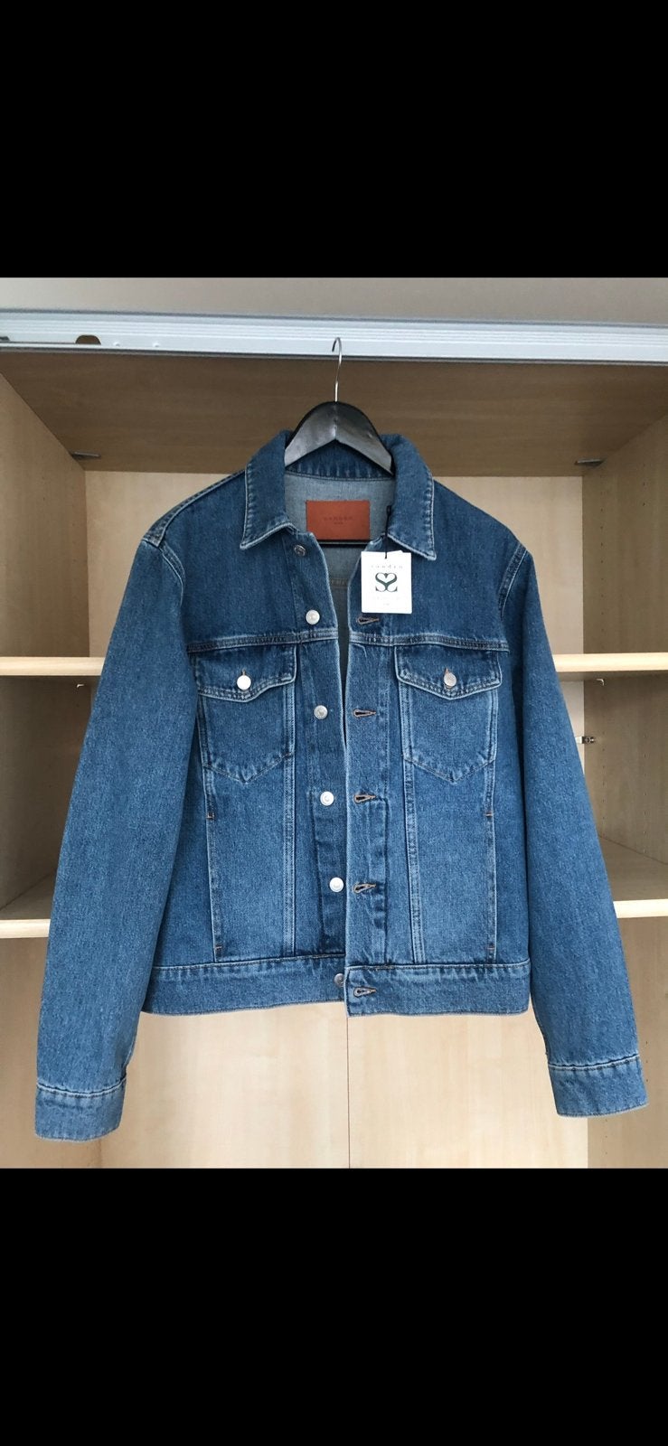 Sandro Spijkerjas, Maat L, Blue Vintage, Nieuw!, Ophalen of Verzenden, Nieuw, Maat 52/54 (L), Blauw