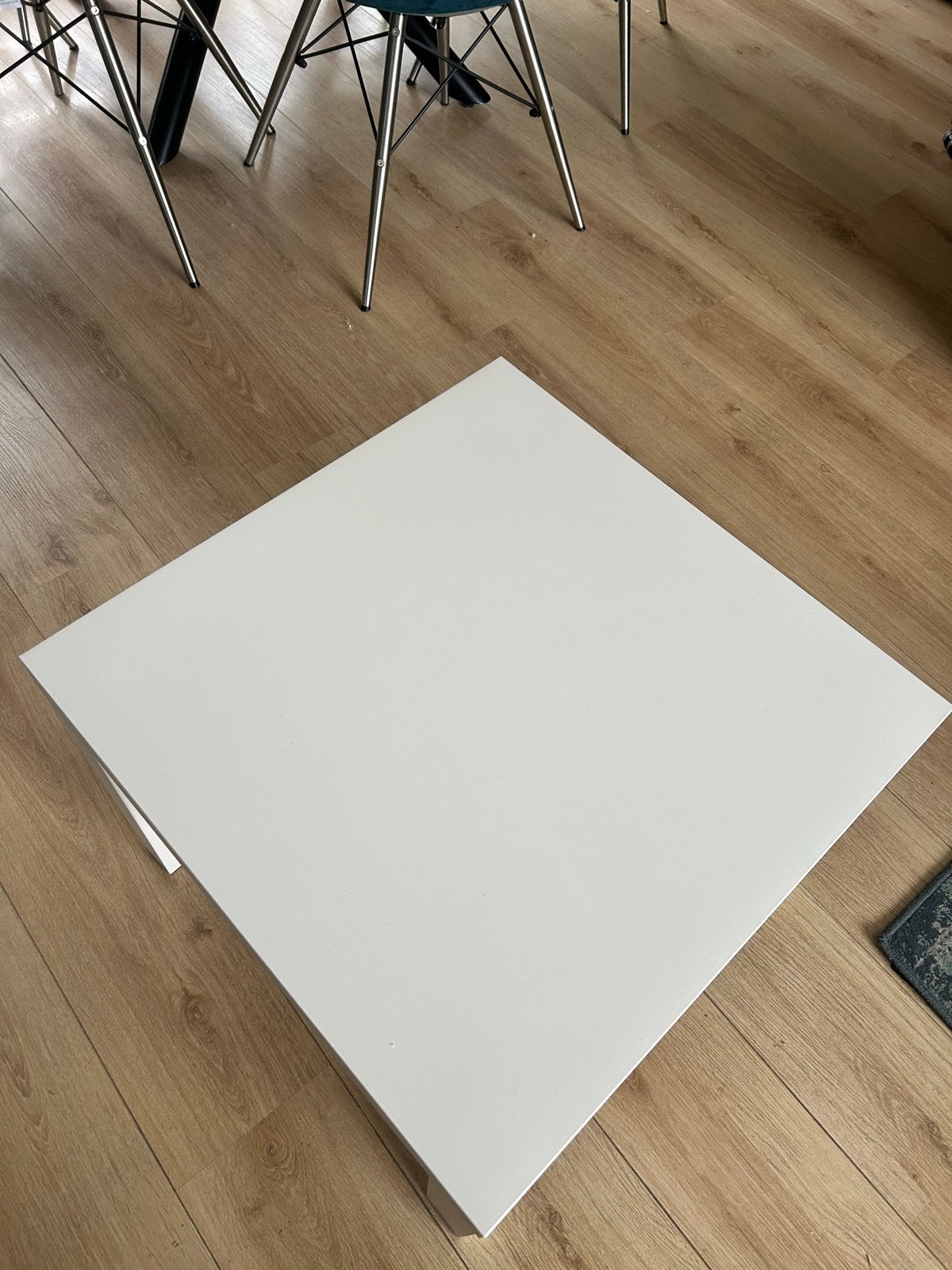 IKEA LACK bijzettafel wit, Ophalen, Minder dan 50 cm, Gebruikt, Vierkant