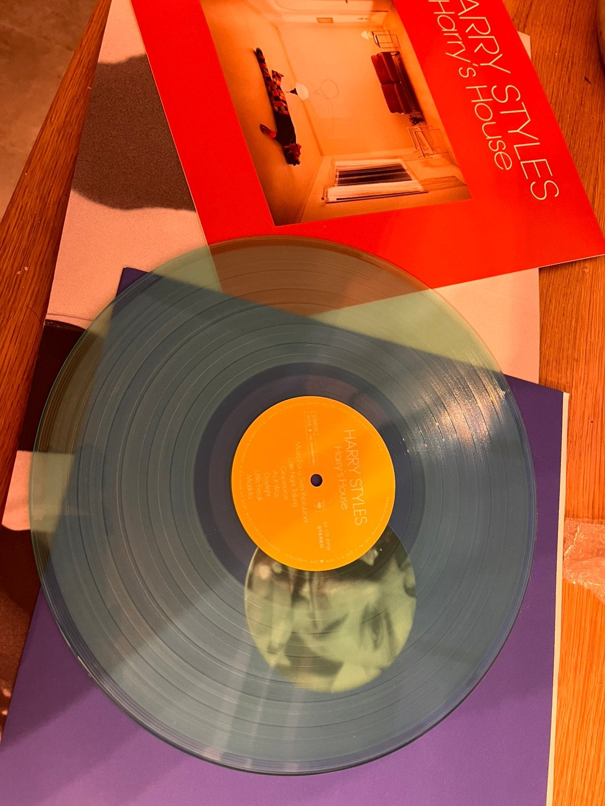 Harry Styles Harry’s House Limited Edition Sea Glass Vinyl, Colored vinyl, Ophalen of Verzenden, 2020 tot heden, Gebruikt