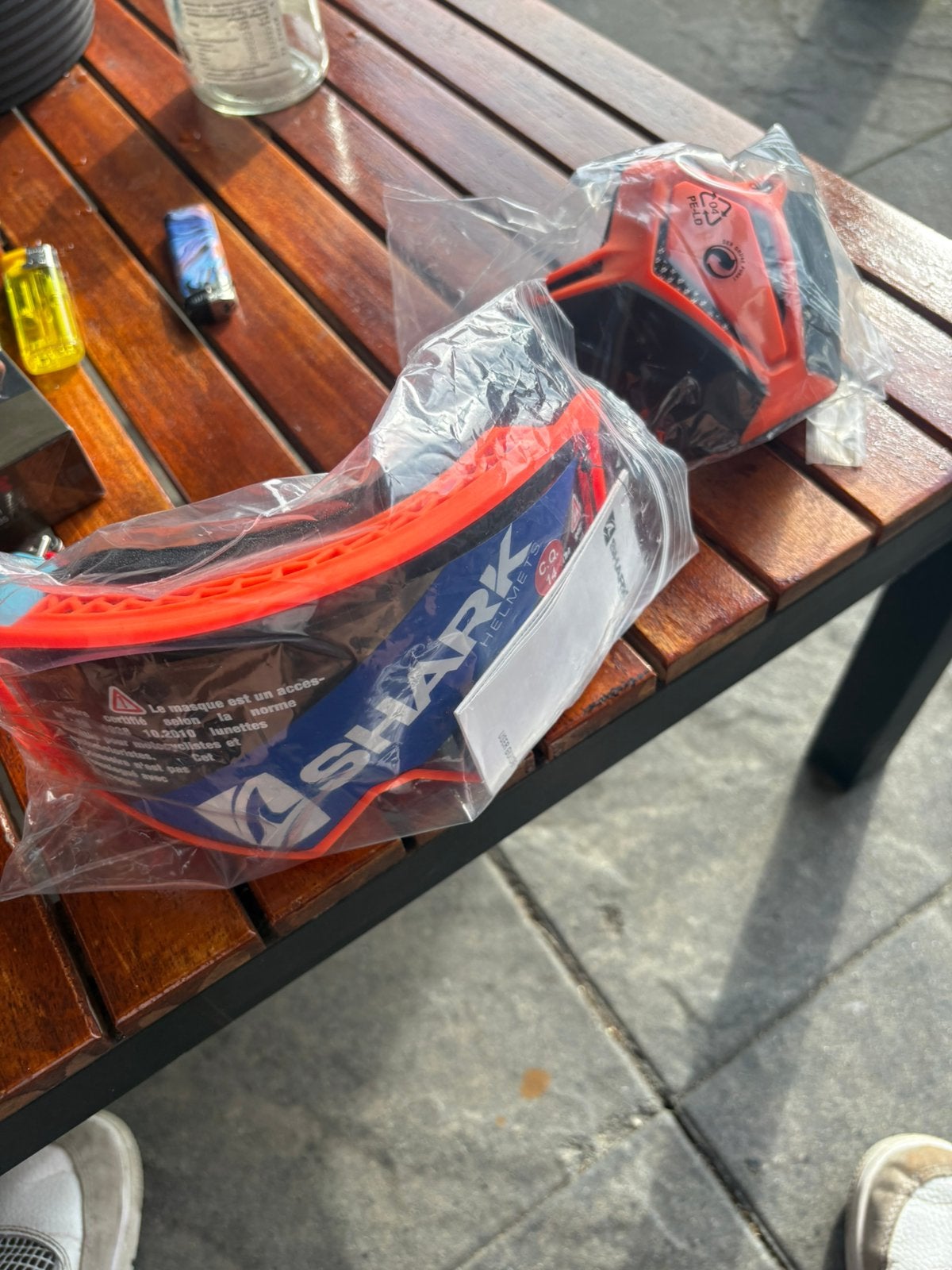 Shark street drak helm masker gloednieuw, Ophalen of Verzenden, Nieuw