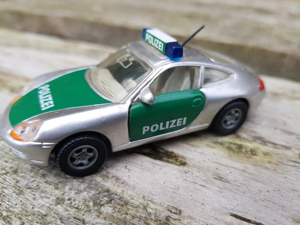 zeer gave Duitse politie Porsche 911 met groene band, Ophalen of Verzenden, Nieuw, Auto