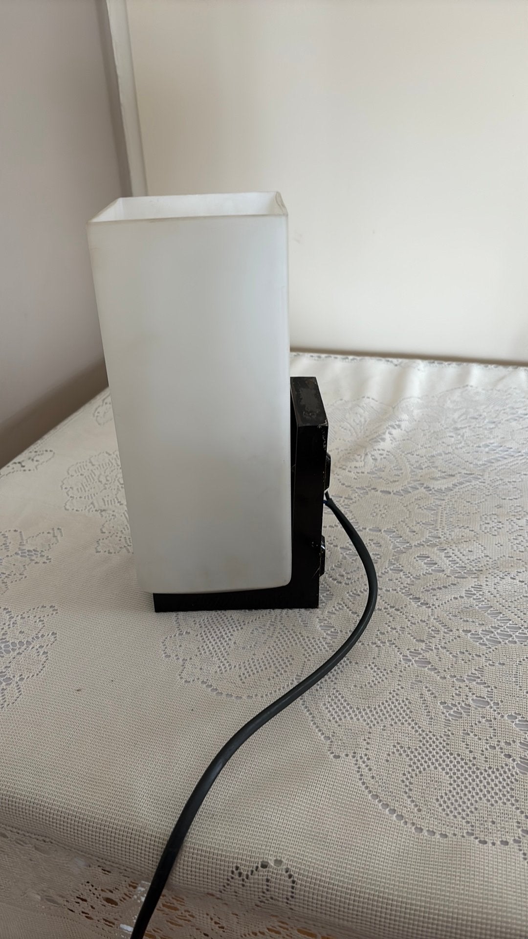 Originele Vintage Jan des Bouvrie Wandlamp "Ice Cubic" –, Ophalen of Verzenden, Zo goed als nieuw, Design