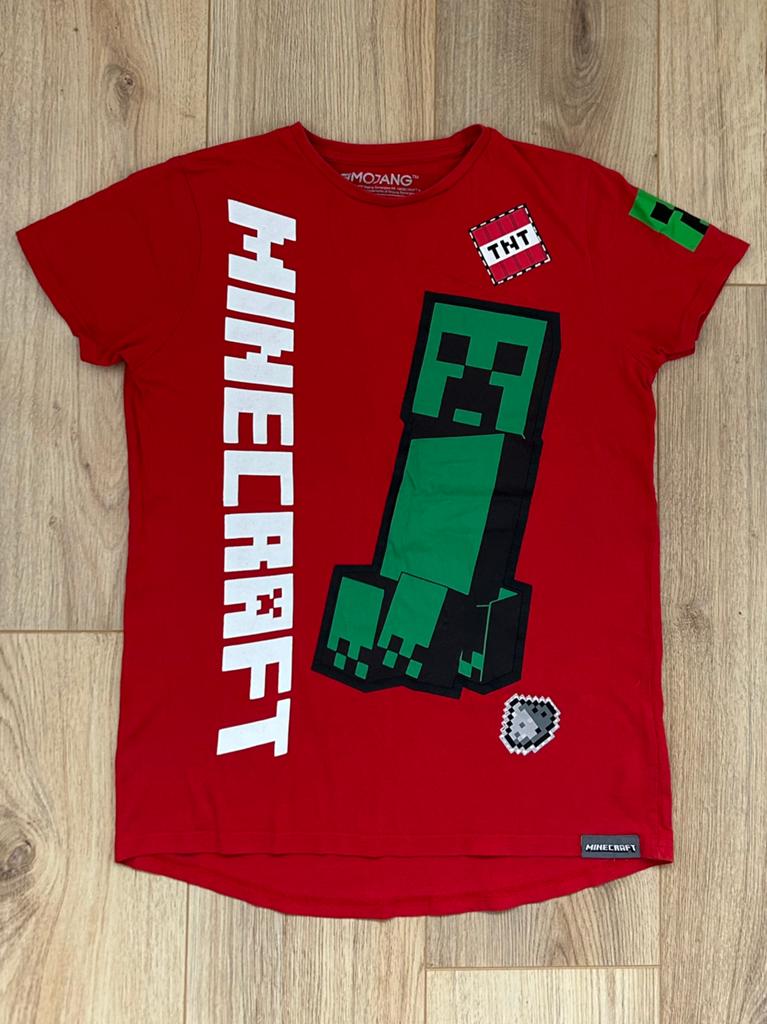 Als nieuw Minecraft Mojang Jinx t-shirt korte mouw rood 158, Ophalen of Verzenden, Zo goed als nieuw, Jongen, Shirt of Longsleeve