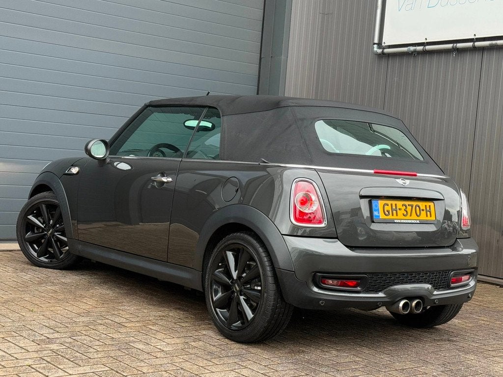 Mini Cabrio 1.6 Cooper S Chili | 184 PK | Xenon | Leder, Auto's, Voorwielaandrijving, Euro 5, Gebruikt, Zwart