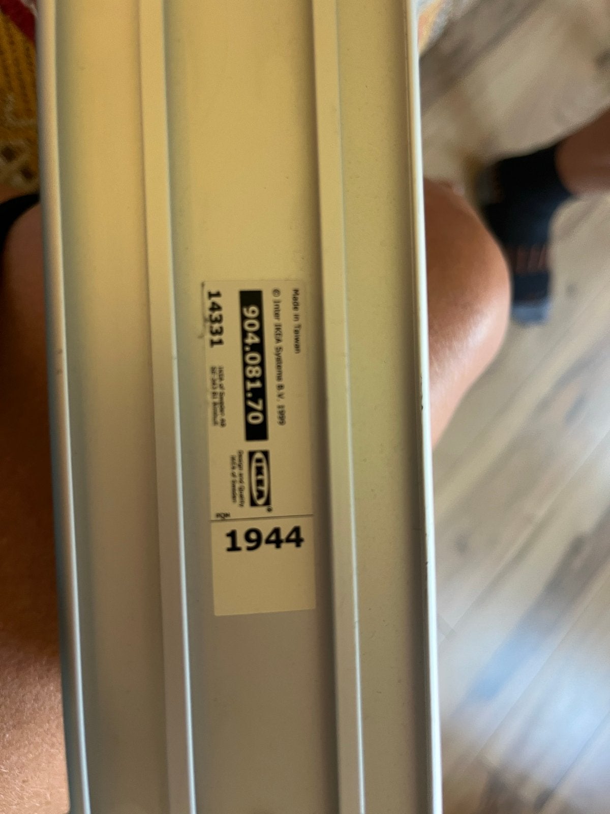IKEA FYRTUR Draadloos Rolgordijn verduisterd, Ophalen, Verduisterend, Zo goed als nieuw, Rolgordijn