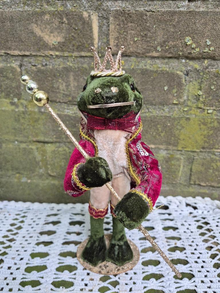decoratieve kikkerprins, Ophalen of Verzenden, Gebruikt, Overige materialen