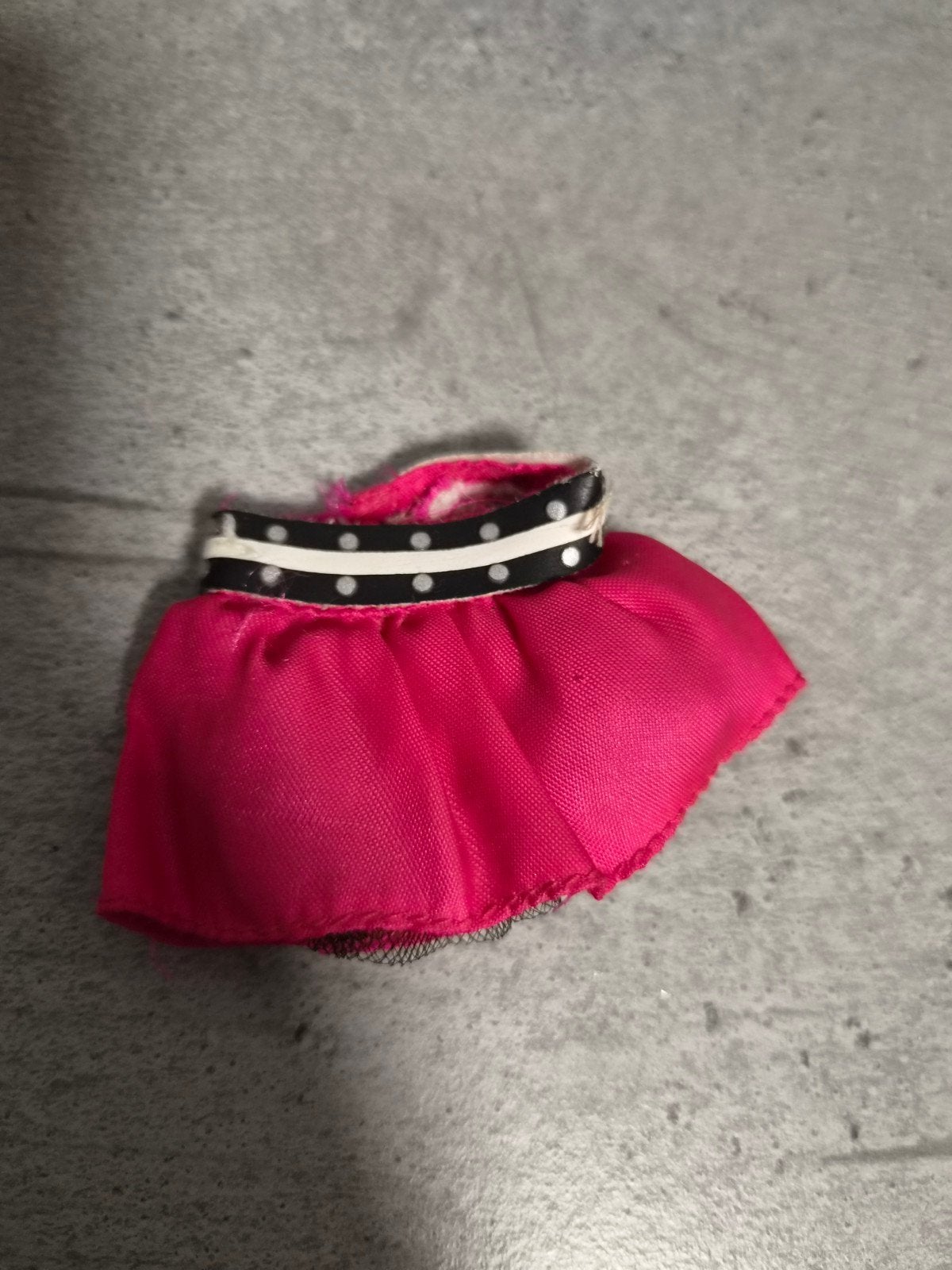 Roze Barbie rokje met stippenband, Ophalen of Verzenden, Gebruikt