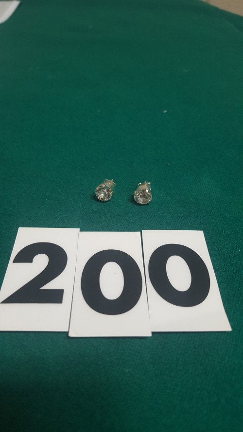 s- 200, oorbellen diamant, Ophalen of Verzenden, 'T Olde Gre-j, Info@toldegrej.nl, Endepoelstraat 20f Didam