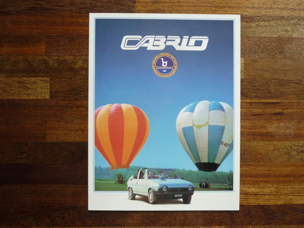 Bertone Cabrio (Ritmo) (1982, Duits), Ophalen of Verzenden, Nieuw, Overige merken