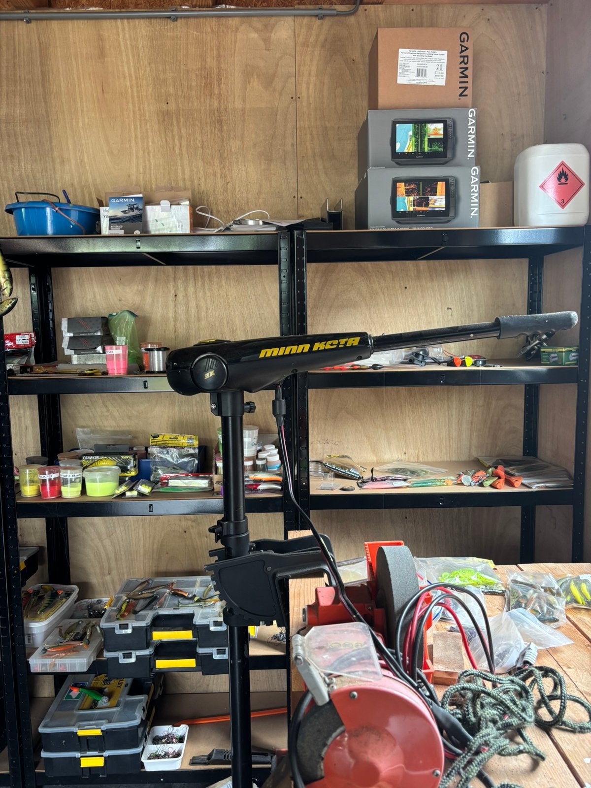 Minn Kota Vector X3 backtroller, 55 lbs., Ophalen, Gebruikt