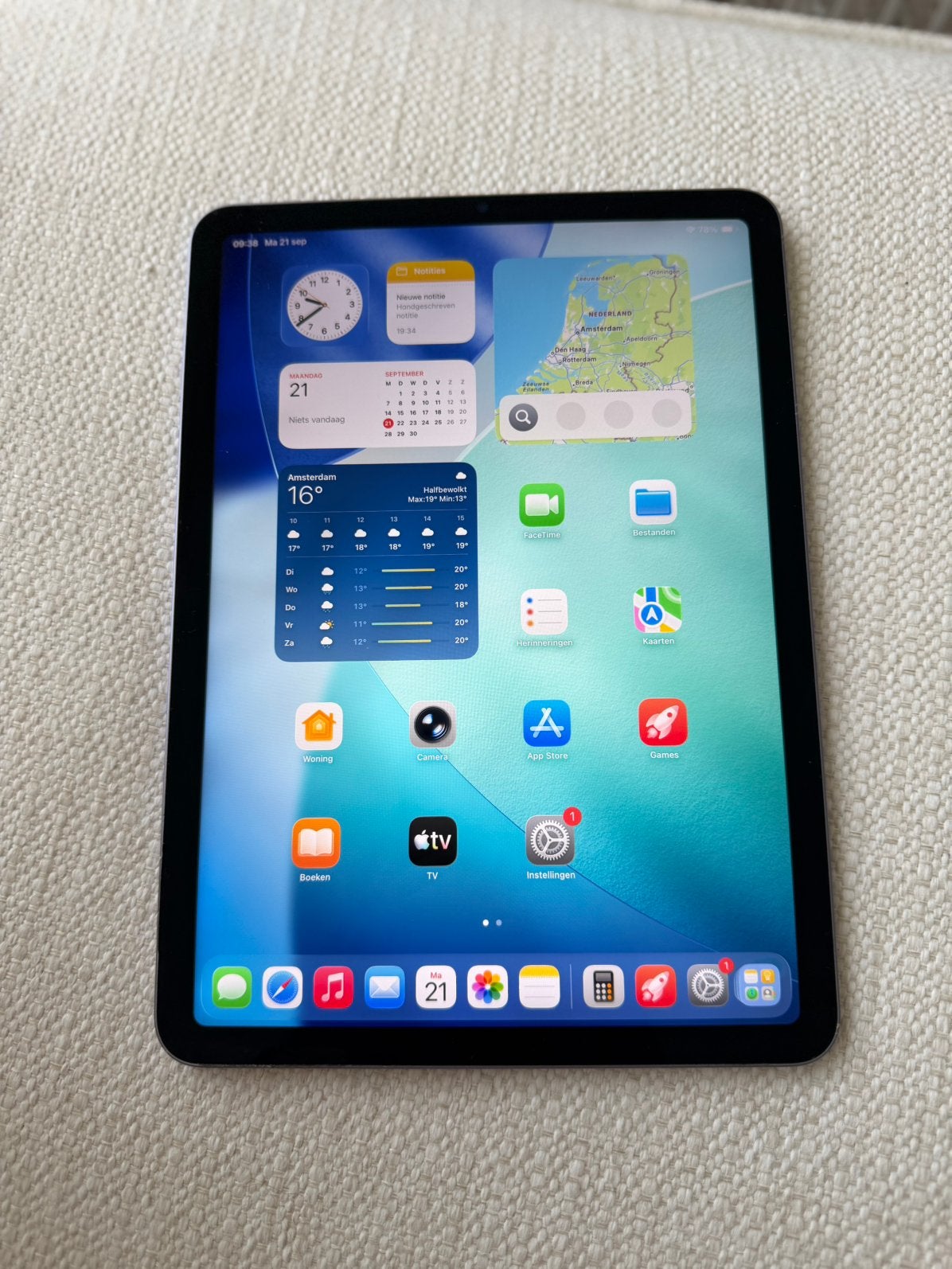 Apple iPad Air 5 64GB, Computers en Software, Overige kleuren, Apple iPad Air, Zo goed als nieuw, 64 GB