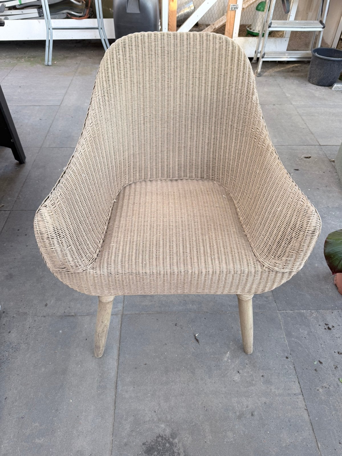 4 tuinstoelen, Ophalen, Zo goed als nieuw, Kunststof
