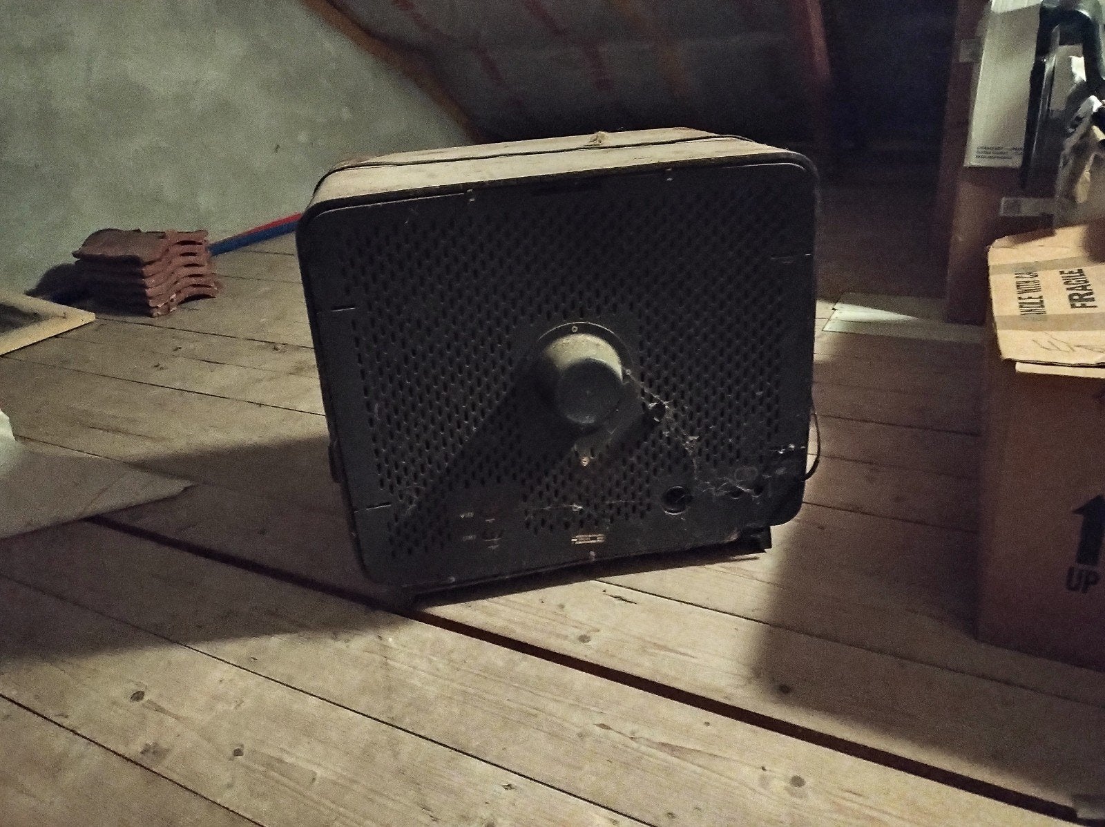 Vintage radio/televisie kast - Jaren '50/'60, Antiek en Kunst, Ophalen