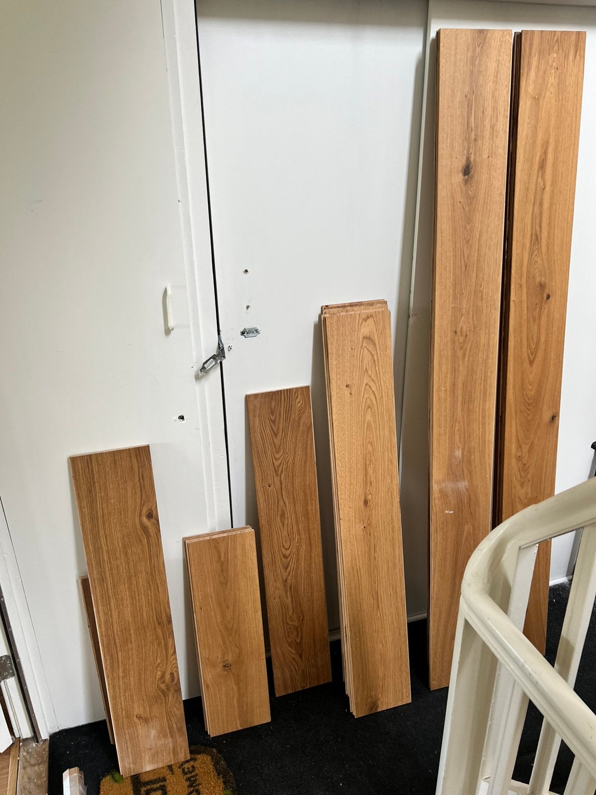 4,8m2 Triplex eikenhouten vloerplanken (Fairwood B.V), Ophalen, 25 tot 50 mm, Eiken, Nieuw