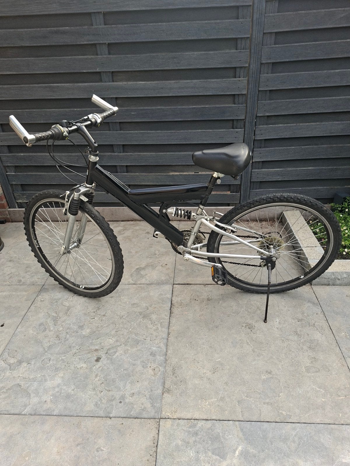 Stoere mountainbike met vering en Shimano onderdelen, Gebruikt, 45 tot 49 cm, Ophalen, Overige merken