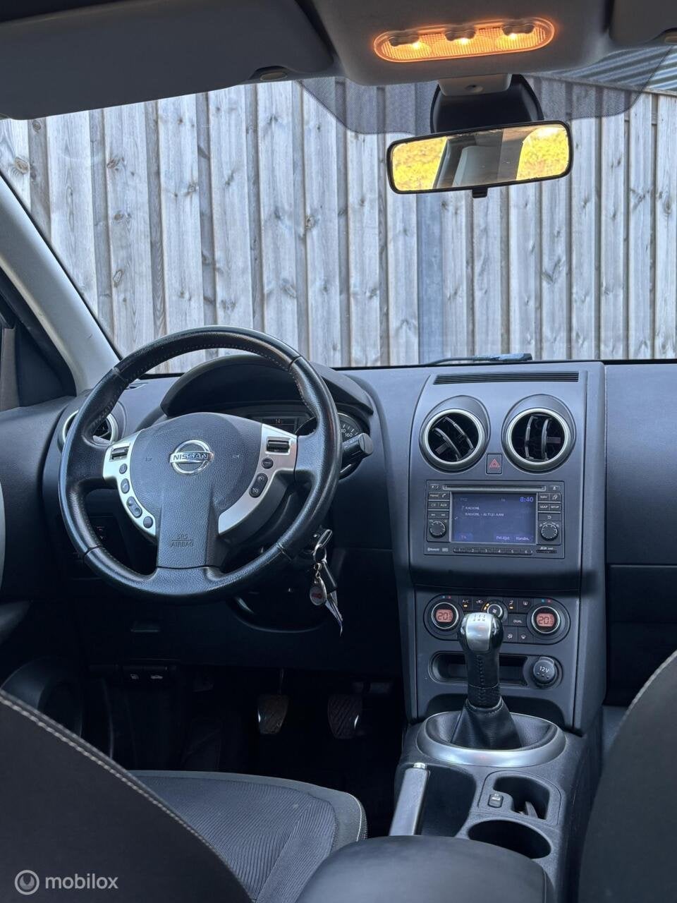 Nissan Qashqai 1.6 Acenta/CRUISE/CAMERA/NW APK/ONDERHOUD., Auto's, Voorwielaandrijving, Gebruikt, Zwart, 4 cilinders