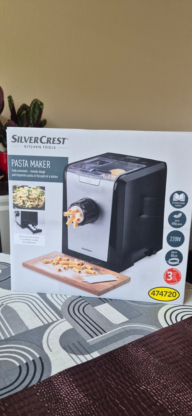 SilverCrest Pastamaker, Ophalen of Verzenden, Zo goed als nieuw, Vaatwasserbestendig, 3 snelheden of meer