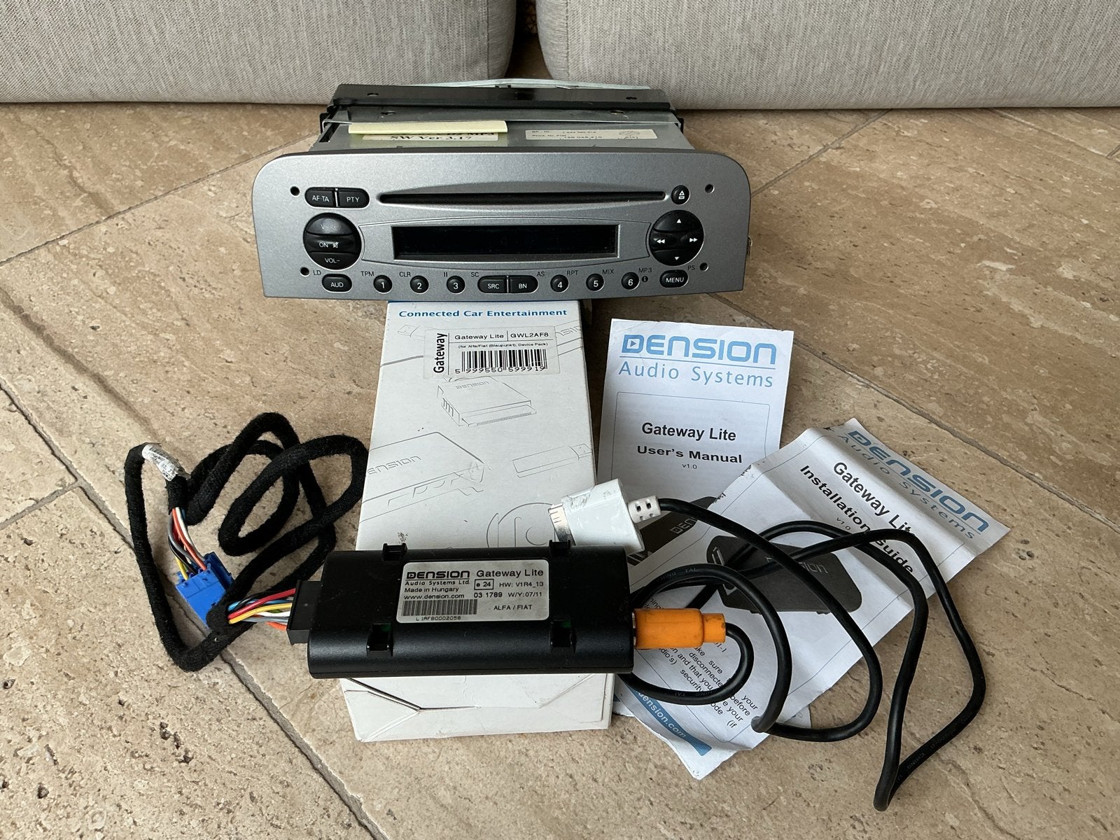 Alfa Romeo 147Radio CD MP3 met Dension Gateway Lite, Ophalen of Verzenden, Gebruikt