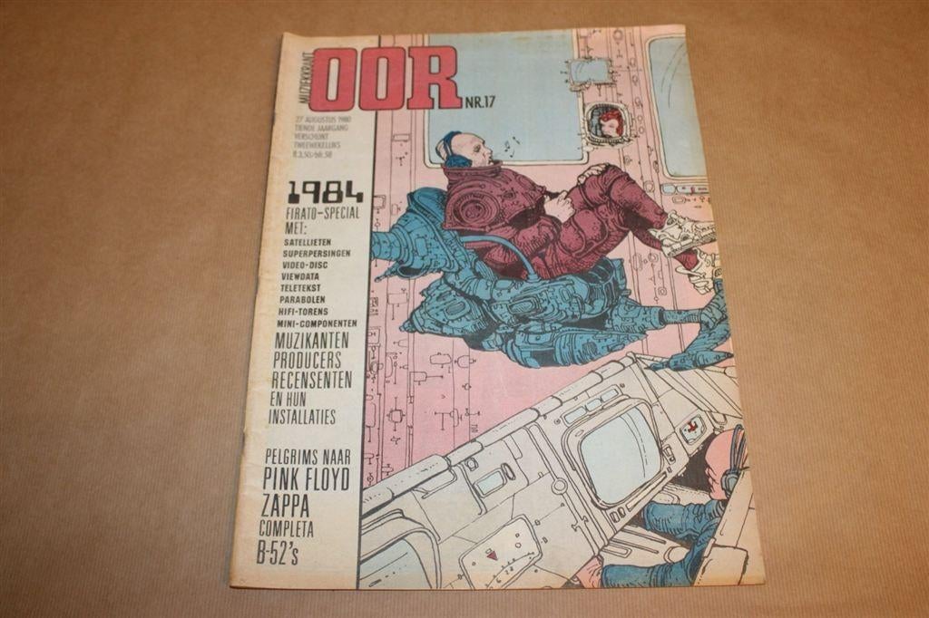 Oor Muziekkrant - 1980 - Firato Special, Pink Floyd, Zappa, Ophalen of Verzenden, 1980 tot heden, Knipsel(s)