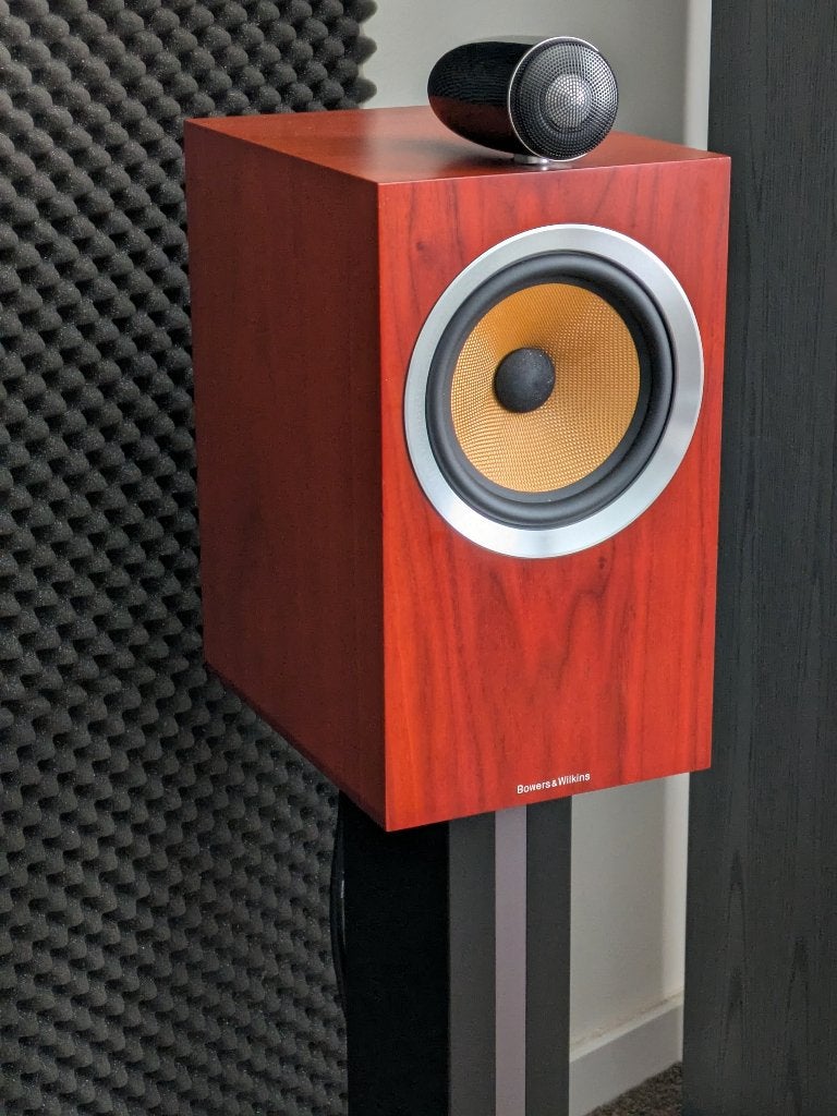 Bowers & Wilkins B&W CM6 S2 - Rosenut - met originele stands, Audio, Tv en Foto, Luidsprekers, Ophalen of Verzenden, 60 tot 120 watt