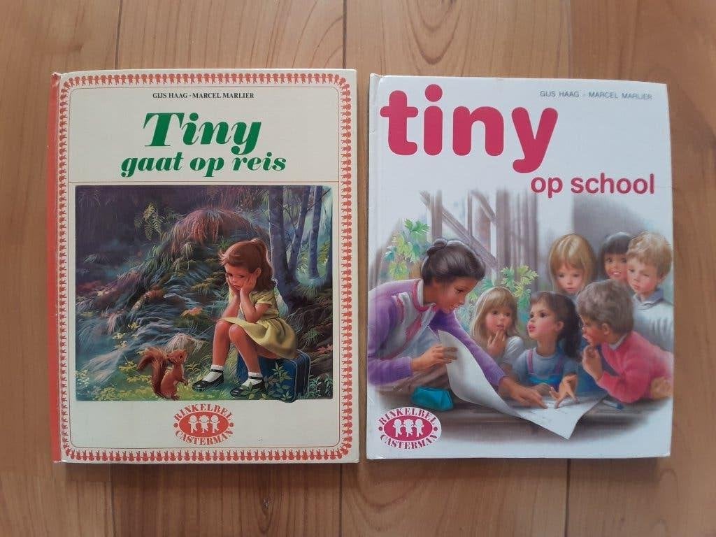 Tiny gaat op reis en Tiny op school - Marcel Marlier, Ophalen, Gelezen, Fictie algemeen