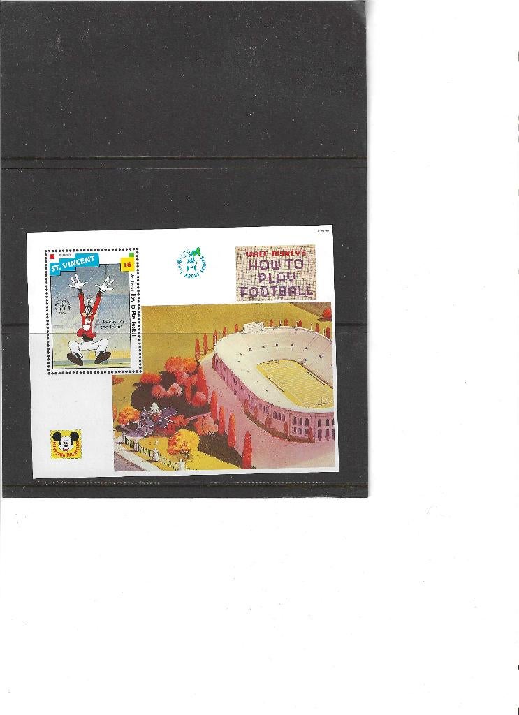 Mi 240 Disney. St. Vincent. Postfris, Ophalen of Verzenden, Postfris, Sport
