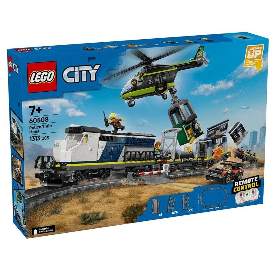 LEGO City 60508 Overval op Politietrein * ’t LEGOhuis *, Lego, Nieuw, Ophalen of Verzenden, X