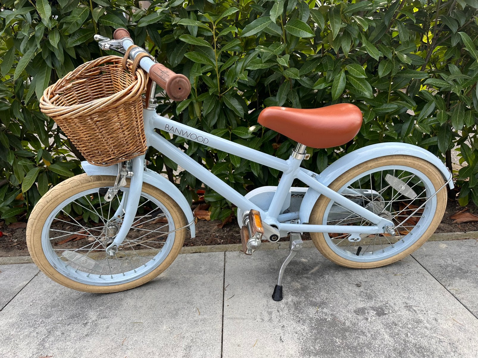 Banwood fiets blauw 16 inch, Ophalen, Gebruikt, Minder dan 16 inch