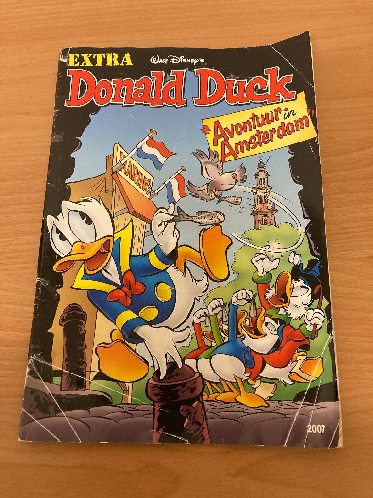 Donald Duck Extra: Avontuur in Amsterdam (2007), Gelezen, Ophalen of Verzenden, Walt Disney, Eén stripboek