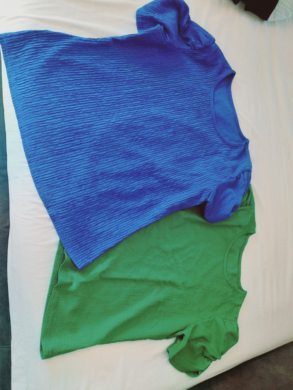 2 Shein shirts maat L, Blauw, Ophalen of Verzenden, Zo goed als nieuw, Korte mouw