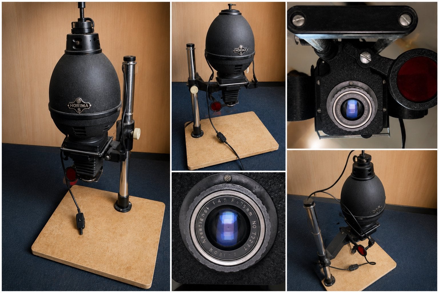 Horima S Vergroter met Nast 75mm f/4.5 lens en roodfilter, Ophalen of Verzenden, Gebruikt, Overige merken, Vergroter