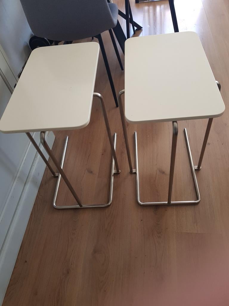 Ikea vintage bijzettafel s, Minder dan 55 cm, Rond, Zo goed als nieuw, Ophalen