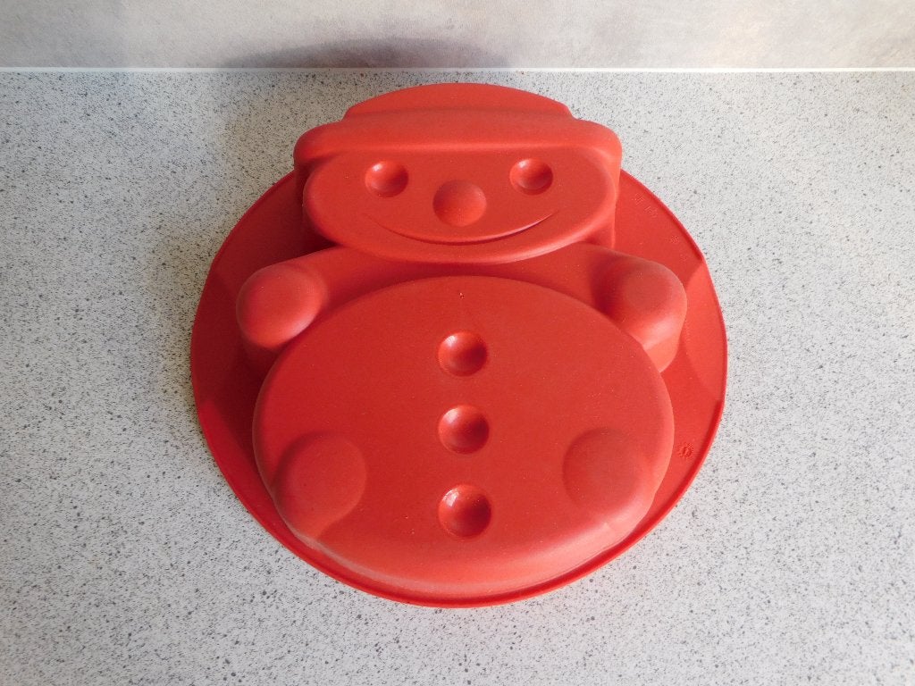 Tupperware Multi Flex Vorm Sneeuwpop Rood, Huis en Inrichting, Keuken | Tupperware, Ophalen of Verzenden, Zo goed als nieuw, Rood