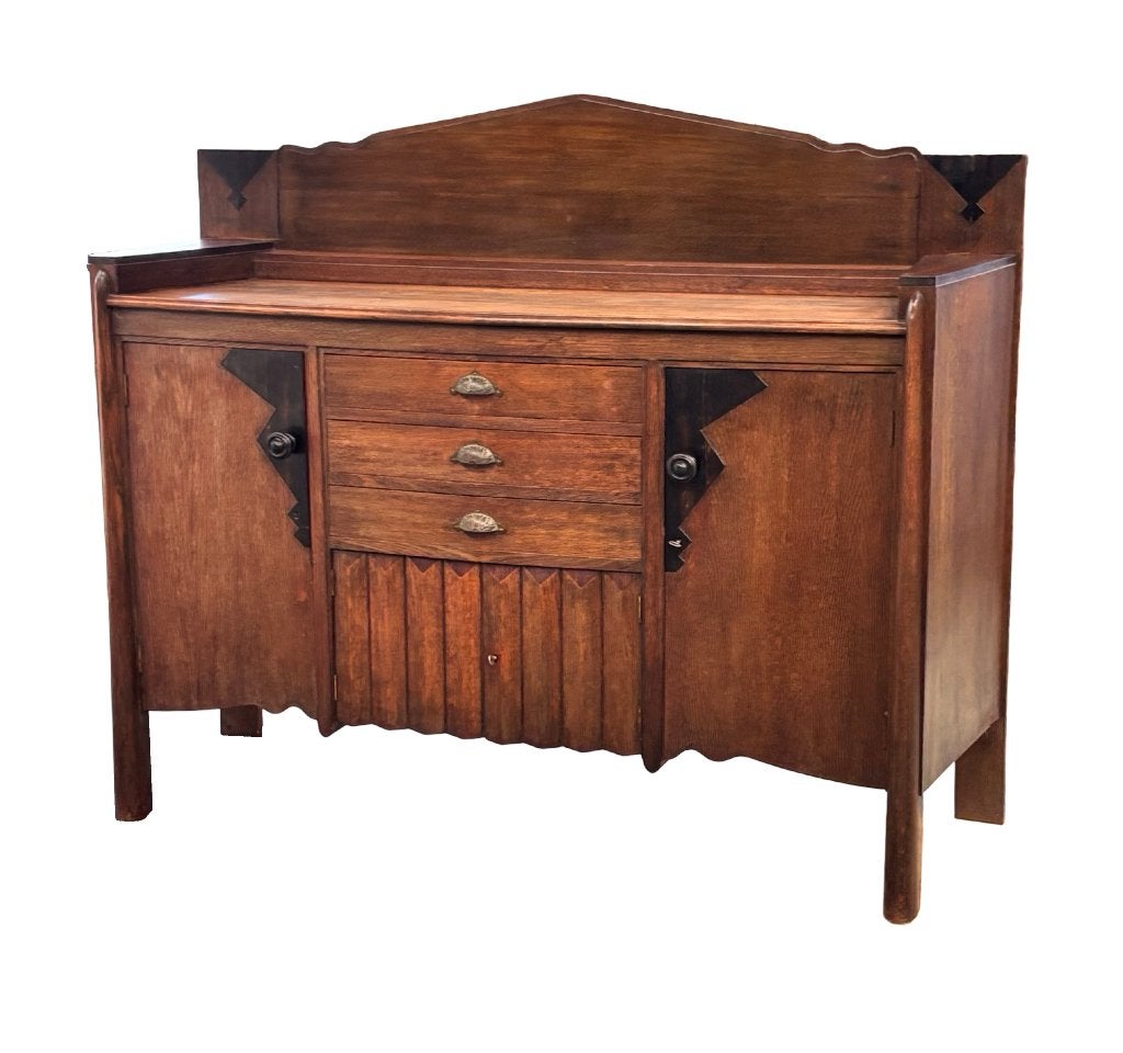 Art Deco Dressoir Kast Amsterdamse School Jaren 30 Design, Ophalen, Art Deco, Gebruikt, Art Deco