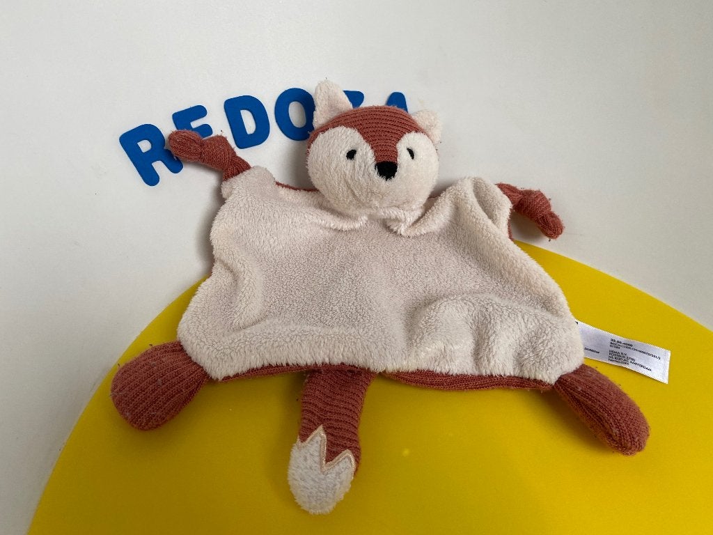 K2553 hema doekje vos rood wit, Kinderen en Baby's, Speelgoed | Knuffels en Pluche, Ophalen of Verzenden, Zo goed als nieuw, Overige typen