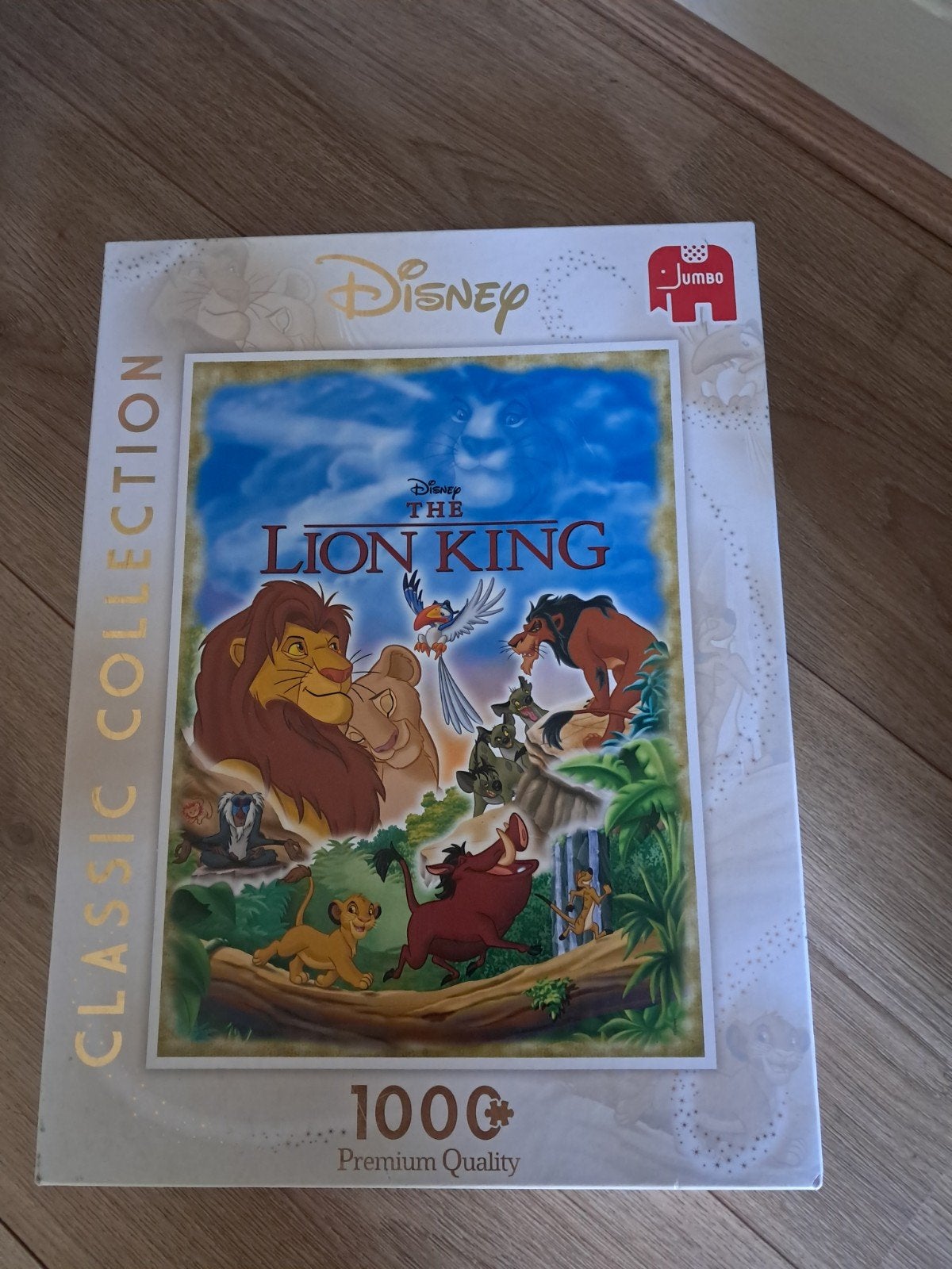 Disney De Leeuwenkoning Legpuzzel 1000 stukjes Jumbo, Ophalen, 500 t/m 1500 stukjes, Zo goed als nieuw, Legpuzzel
