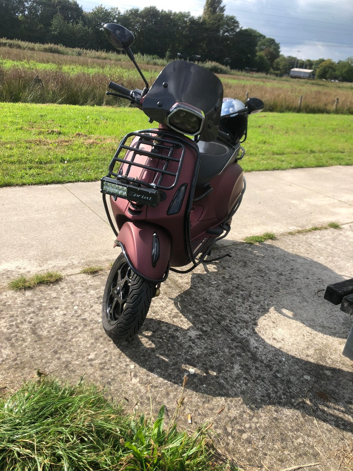 Vespa sprint 2019 – 80cc Malossi  – Zeer goed onderhouden, Ophalen, Zo goed als nieuw, Benzine