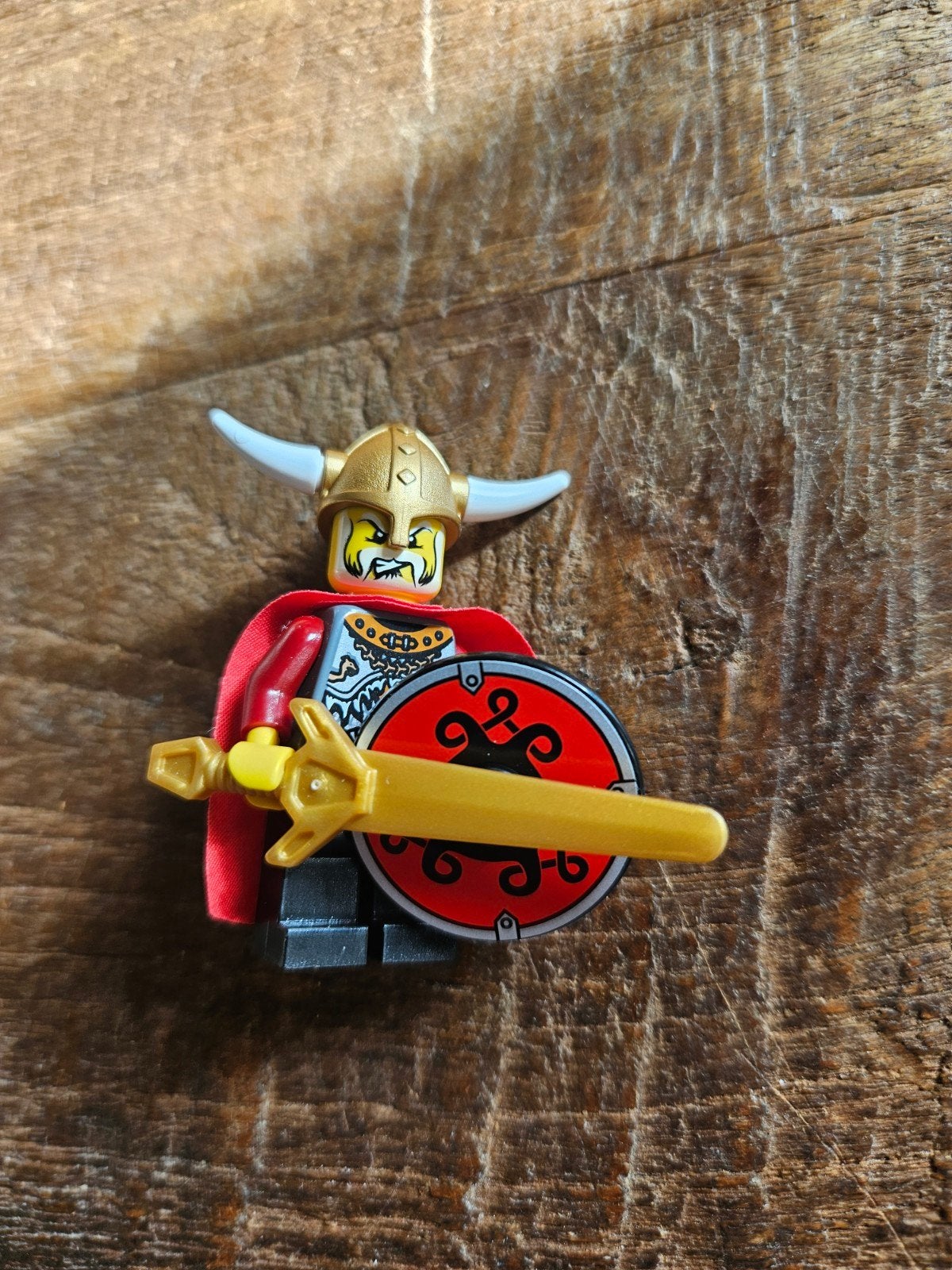 LEGO Viking Koning Minifiguur (7019/851861), Kinderen en Baby's, Speelgoed | Duplo en Lego, Gebruikt, Overige thema's, Lego, Ophalen of Verzenden