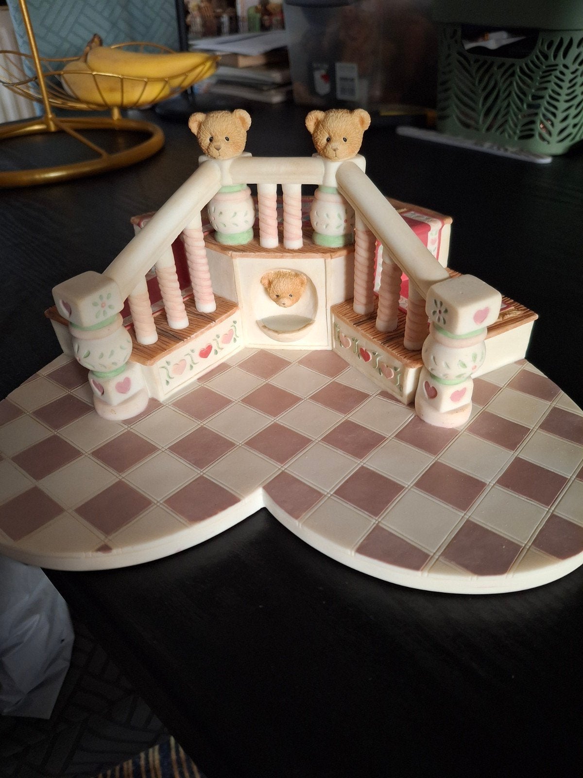 Cherisched teddies plateau bal, Ophalen of Verzenden, Gebruikt