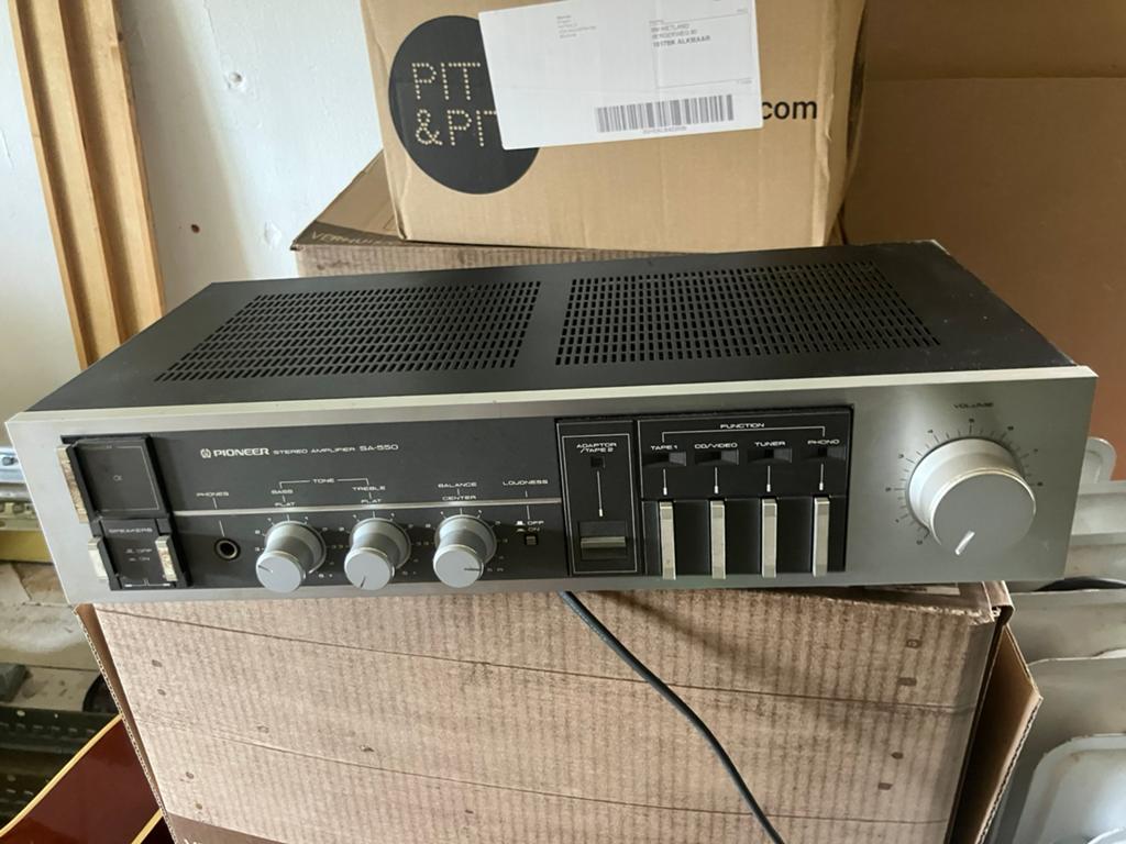 Pioneer Hifi versterker SA-550, Ophalen of Verzenden, Zo goed als nieuw, Pioneer