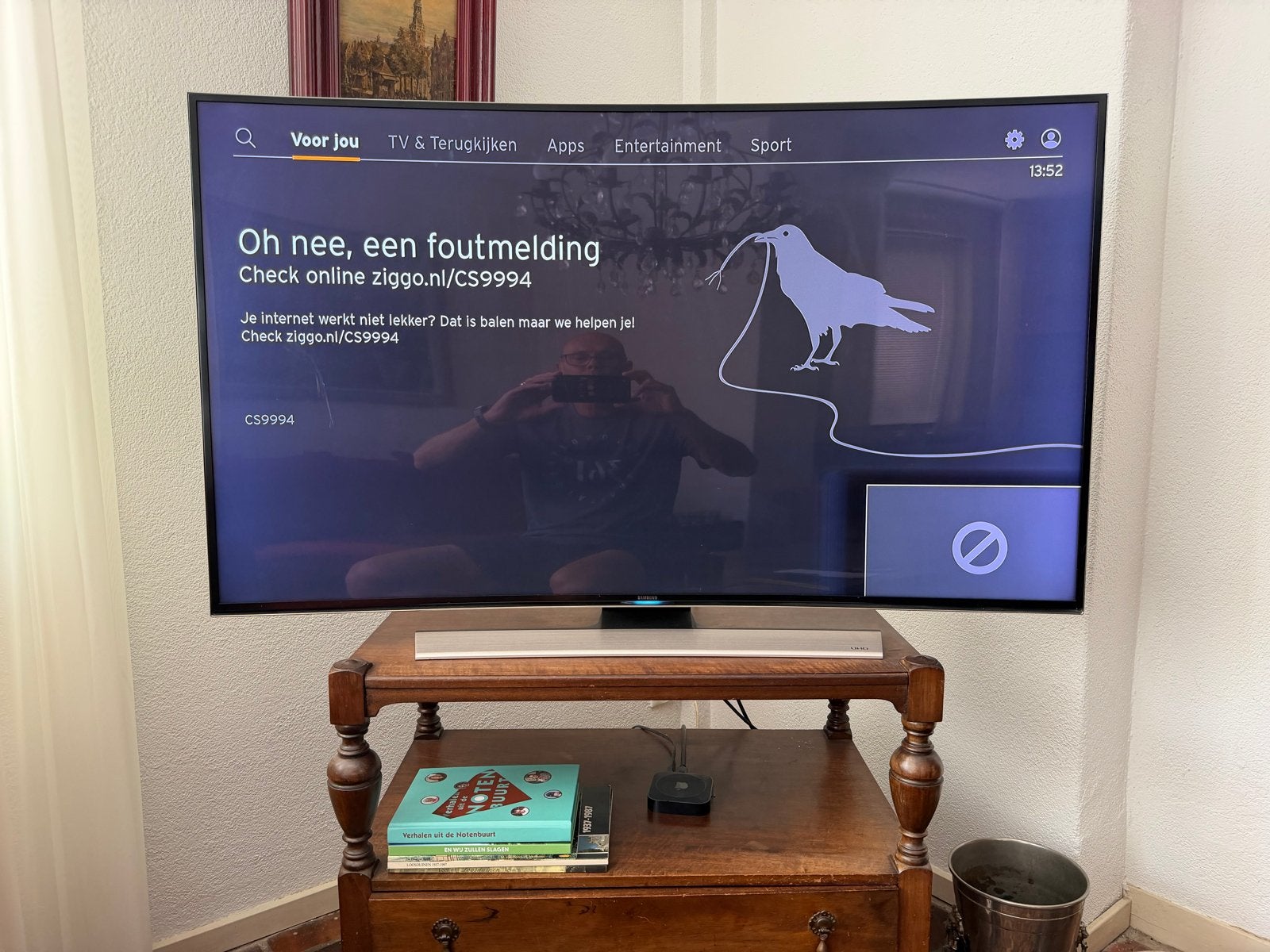 Samsung UE55HU8500L 55 inch Curved 4K Smart TV, Ophalen, 100 Hz, Samsung, 100 cm of meer