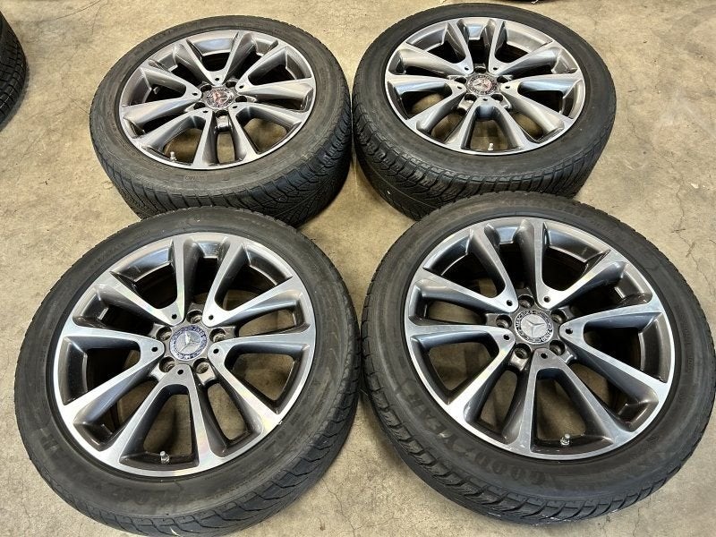 18 inch originele velgen + winterbanden MB E klasse Vito, 18 inch, -, -, Banden en Velgen