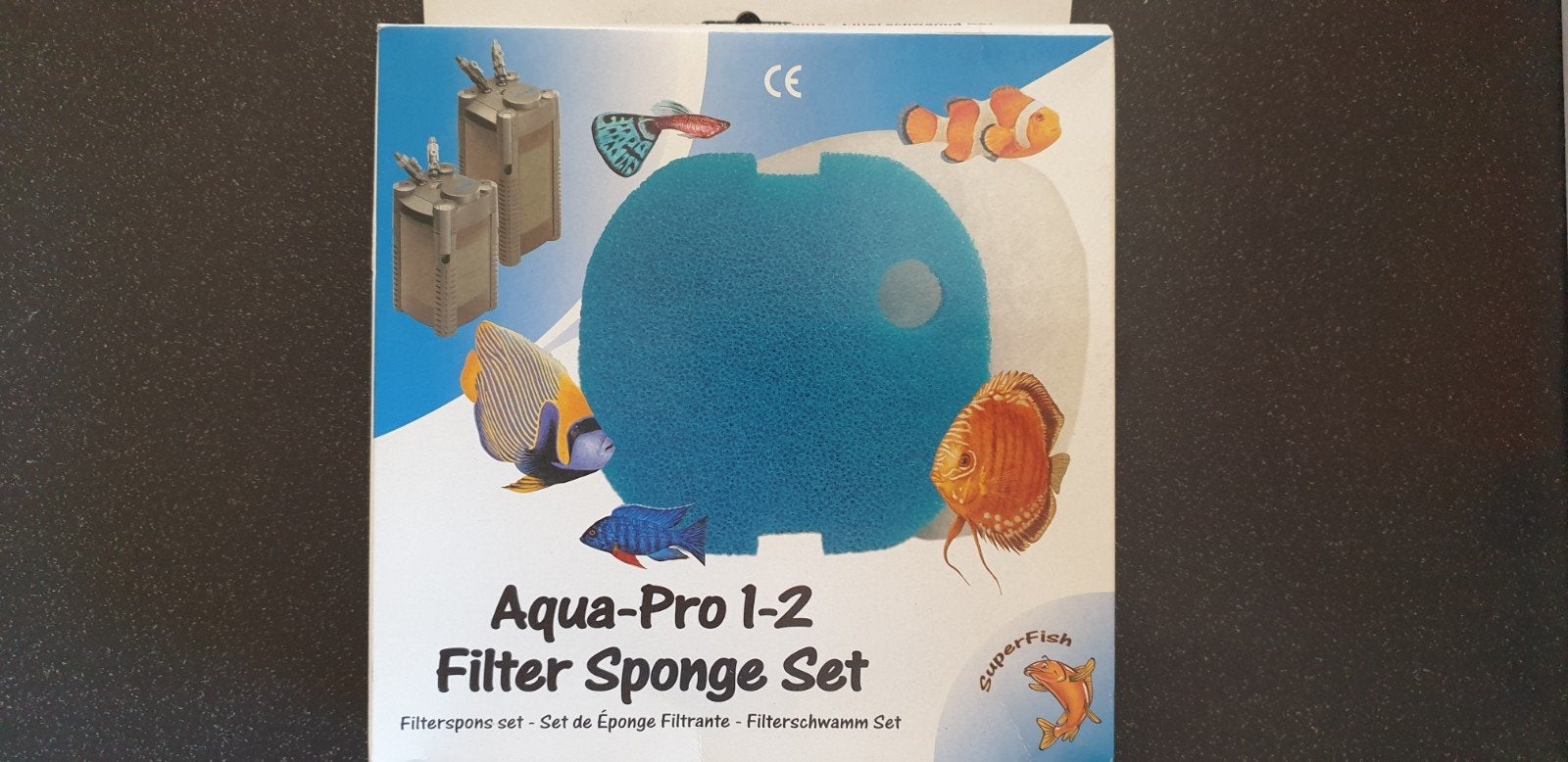 SuperFish Aqua-Pro 1-2 Filterspons set, Ophalen of Verzenden, Nieuw, Filter, Superfish