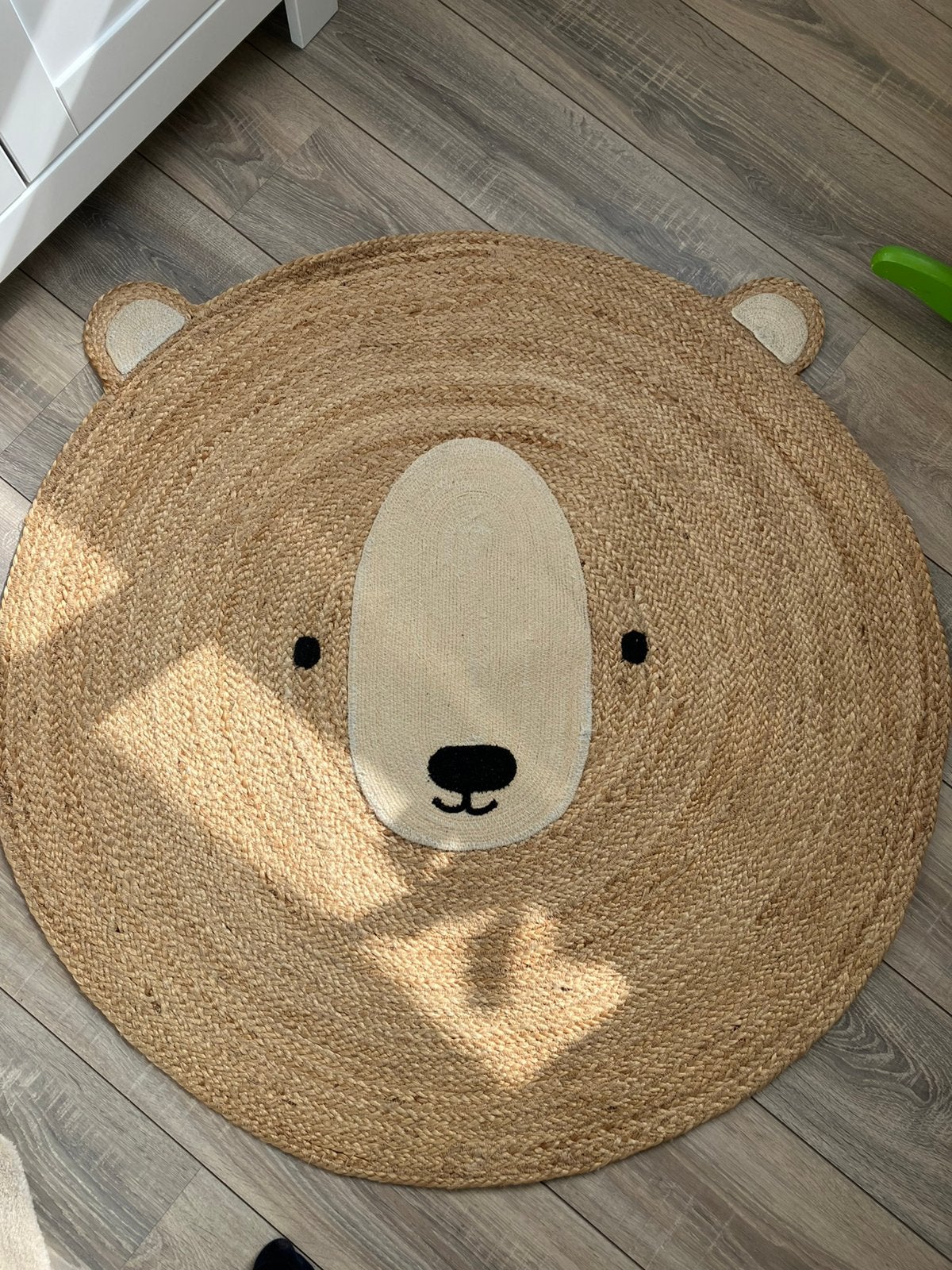 Rotan mat kinderkamer, Ophalen, Zo goed als nieuw, Rond, 50 tot 100 cm