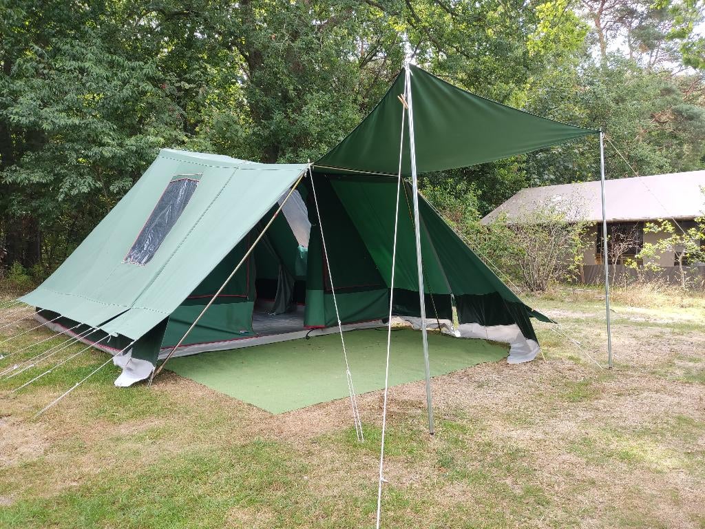 Cabanon grote tent, Caravans en Kamperen, Tenten, tot en met 4, Gebruikt, Ophalen