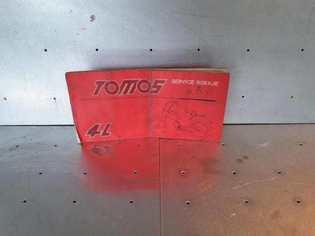 Tomos 4L serviceboekje, Ophalen, Gebruikt
